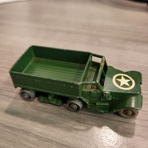 Vintage Toy Matchbox No 49 M3 half track personnel carrier Military Estate